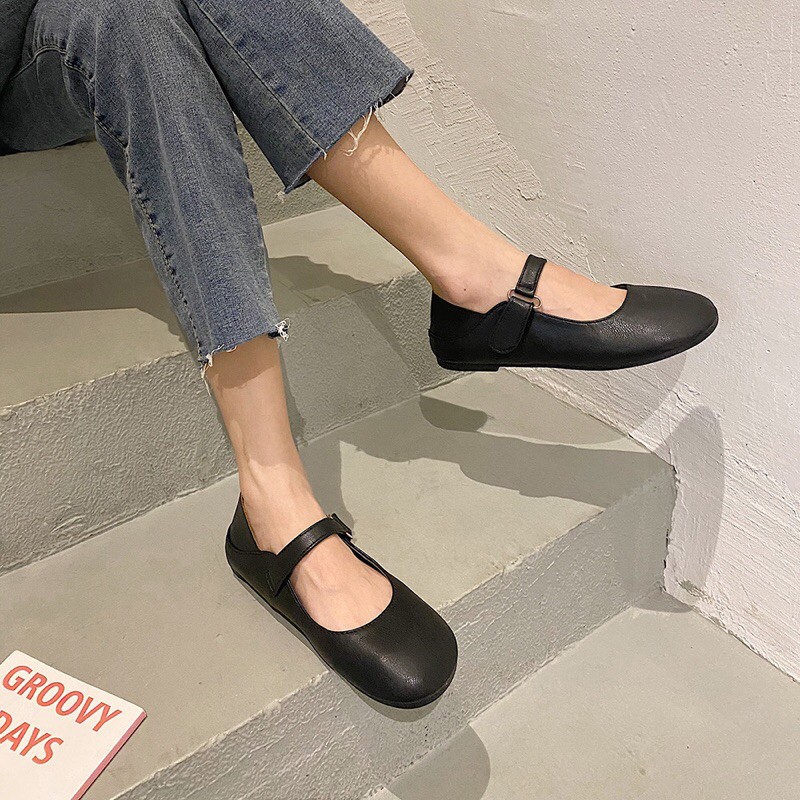 ( Sẵn Hàng + Ảnh Thật + FreeShip ) GIÀY BÚP BÊ có hộp, Phong cách vintage ulzzang (tặng quà ngẫu nhiên) | BigBuy360 - bigbuy360.vn