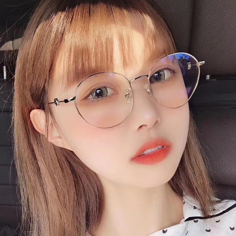 Kính Form tròn Nam Nữ 554 Chất liệu hợp kim hàn quốc kiểu dáng hot trend