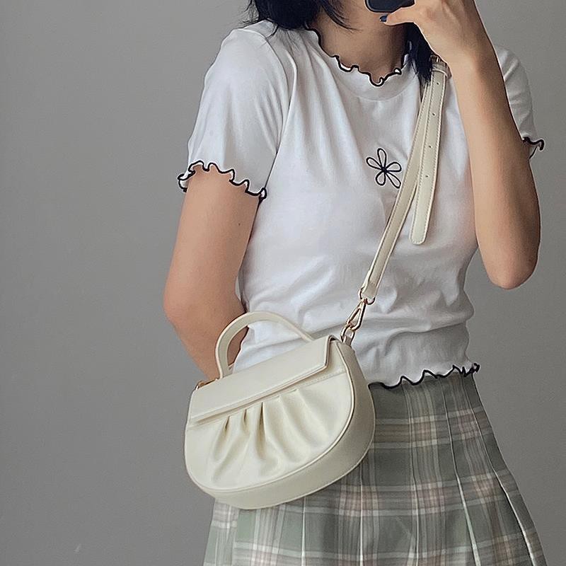 Túi xách tay đeo vai hình dạng đám mây mẫu 2020 phong cách Hàn Quốc thời trang mới dành cho nữ