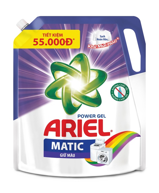 [ GIÁ SẬP SÀN ]   Ariel Matic nước giặt Túi 2.15kg