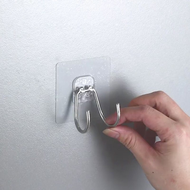 01 Móc Inox 304 dán tường 2 chân - Móc treo tiện lợi - MÓC 2 CHÂN