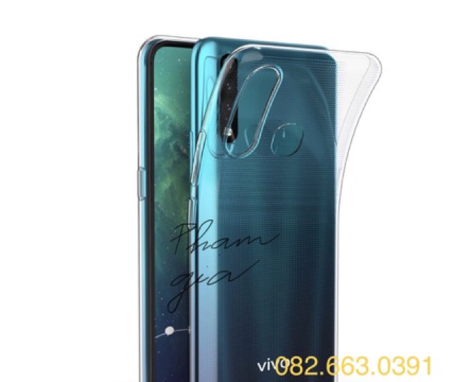 Ốp lưng lưng Vivo S1 (Vivo y7s) dẻo trong, dẻo đen