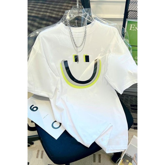 NRVP Áo thun tay ngắn cổ tròn 100% cotton thời trang phong cách Hàn Quốc cho nữ