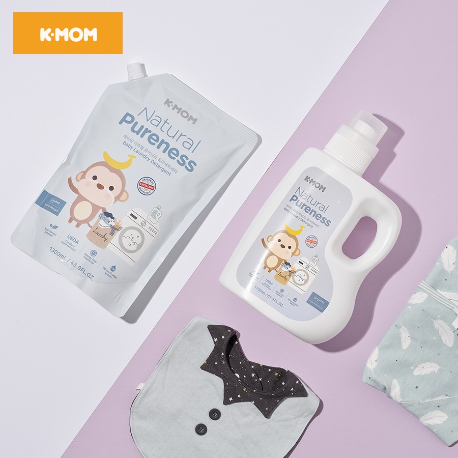Nước Giặt Đồ Sơ Sinh Hữu Cơ K-Mom Hàn Quốc - Nước Giặt Kmom 1700ml