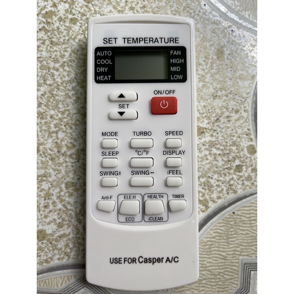 REMOTE ĐIỀU KHIỂN MÁY LẠNH ĐIỀU HOÀ CASPER YKR-H/102E