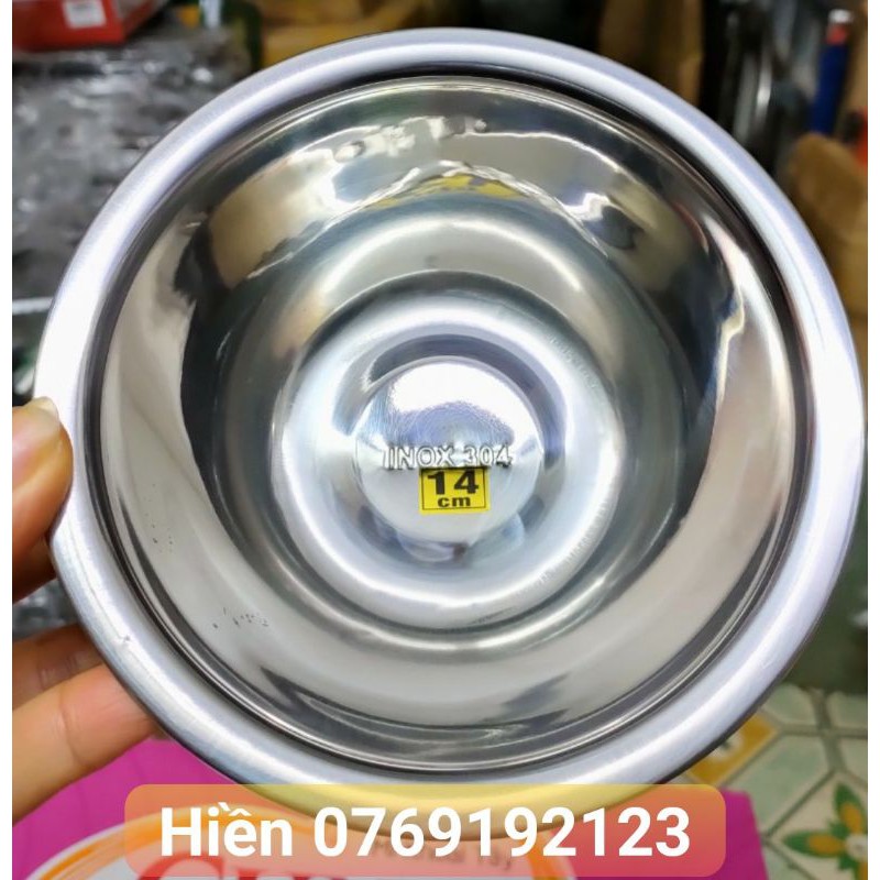 Bát inox 304 nhiều kích cỡ