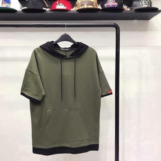 Áo hoodie tay lửng