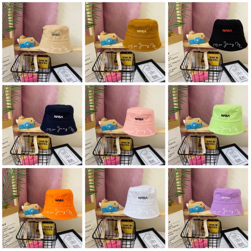 Nón Bucket Cụp Vành Chữ Nasa