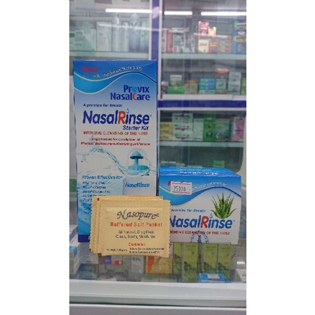 NasalRinse Bình rửa và muối rửa mũi xoang