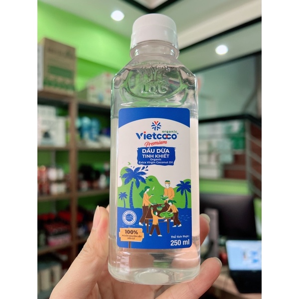 Dầu dừa hữu cơ Vietcoco 250ml