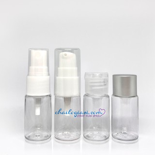 CHAI TRONG 10ML NHIỀU LOẠI NẮP