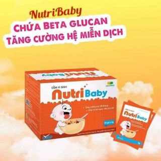 Cốm vi sinh NUTRI BABY - Phòng viêm đường hô hấp & biếng ăn
