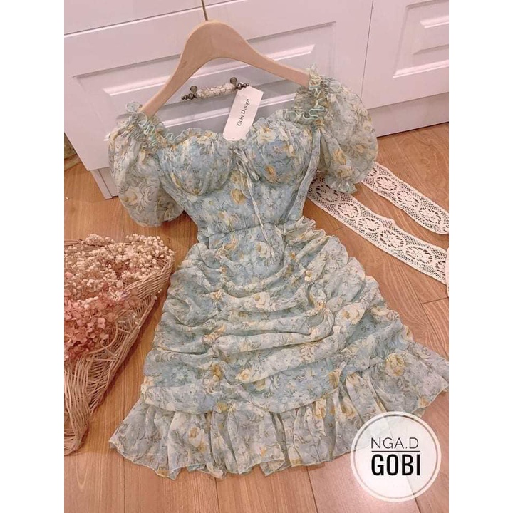Váy nhúm eo sexy Bigsize-HuongLyBigSize [Ảnh thật khách mặc]