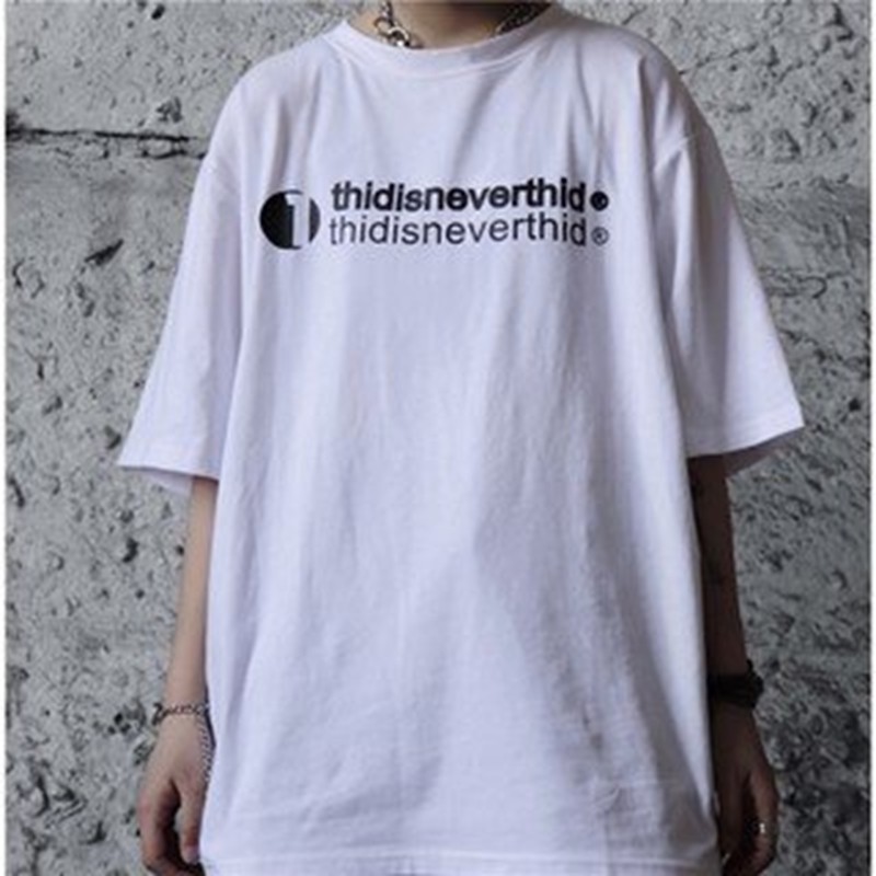 Áo thun nam nữ unisex tay lỡ THISISNEVERTHIRD basic tee phông form rộng oversize 2 màu trắng và đen cotton dáng xuông