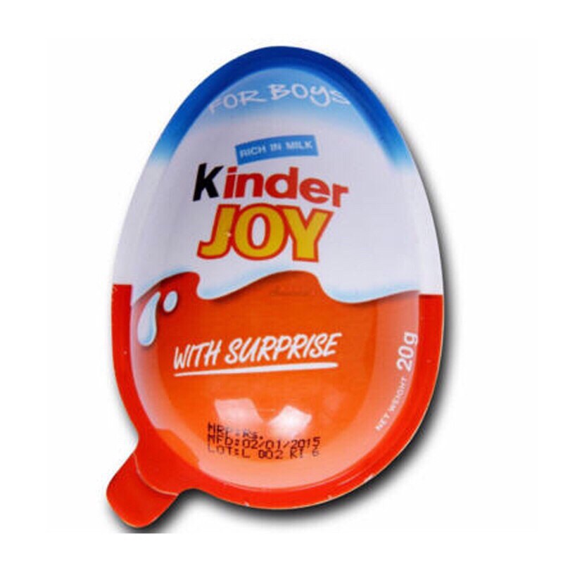 Trứng Socola Kinder Joy Đồ Chơi Cho Bé Trai &amp; Bé Gái 20g