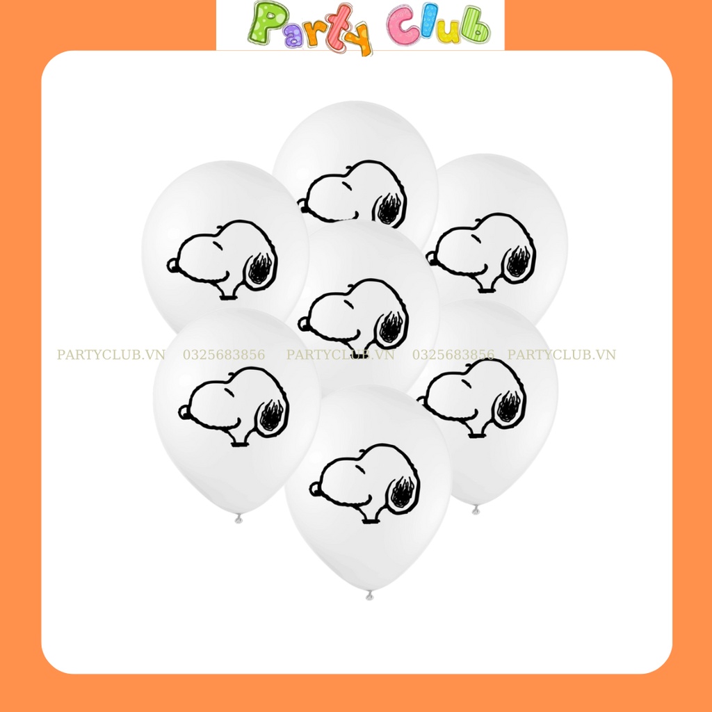 Bong bóng bay in hình chó trang trí sinh nhật cho bé