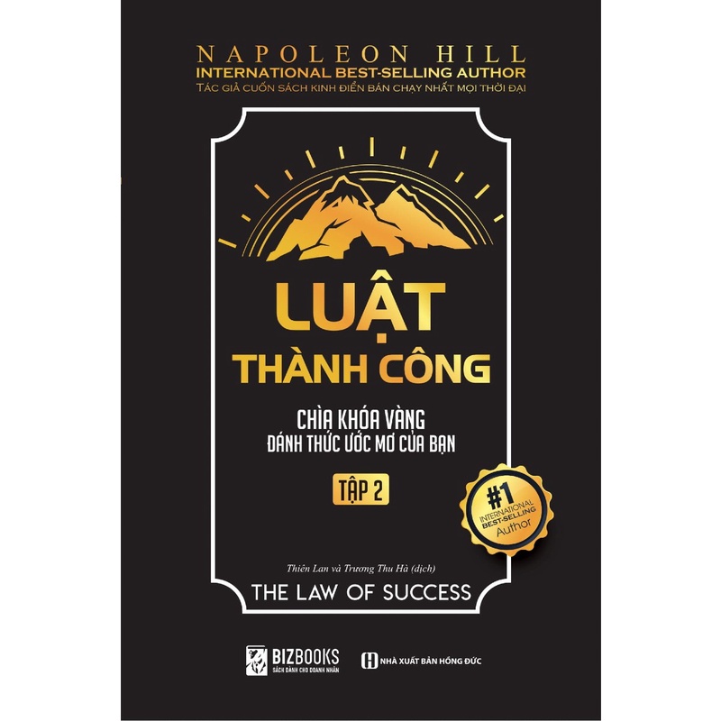 Sách - Combo Trọn Bộ 2 Tập Luật Thành Công: Chìa Khóa Vàng Đánh Thức Ước Mơ Của Bạn tác giả Napoleon Hill