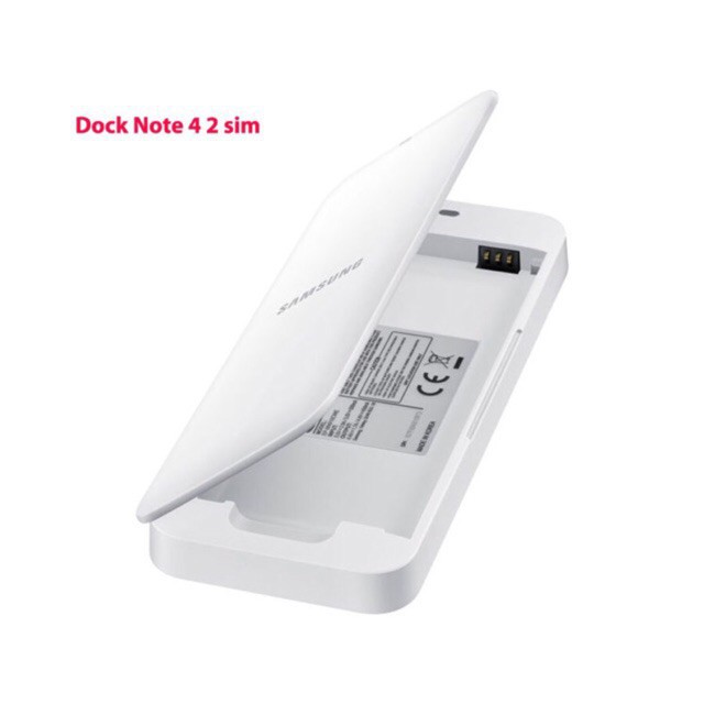 Dock sạc pin rời cho Galaxy Note 4 2 sim 3000mAh - Bảo hành 3 tháng