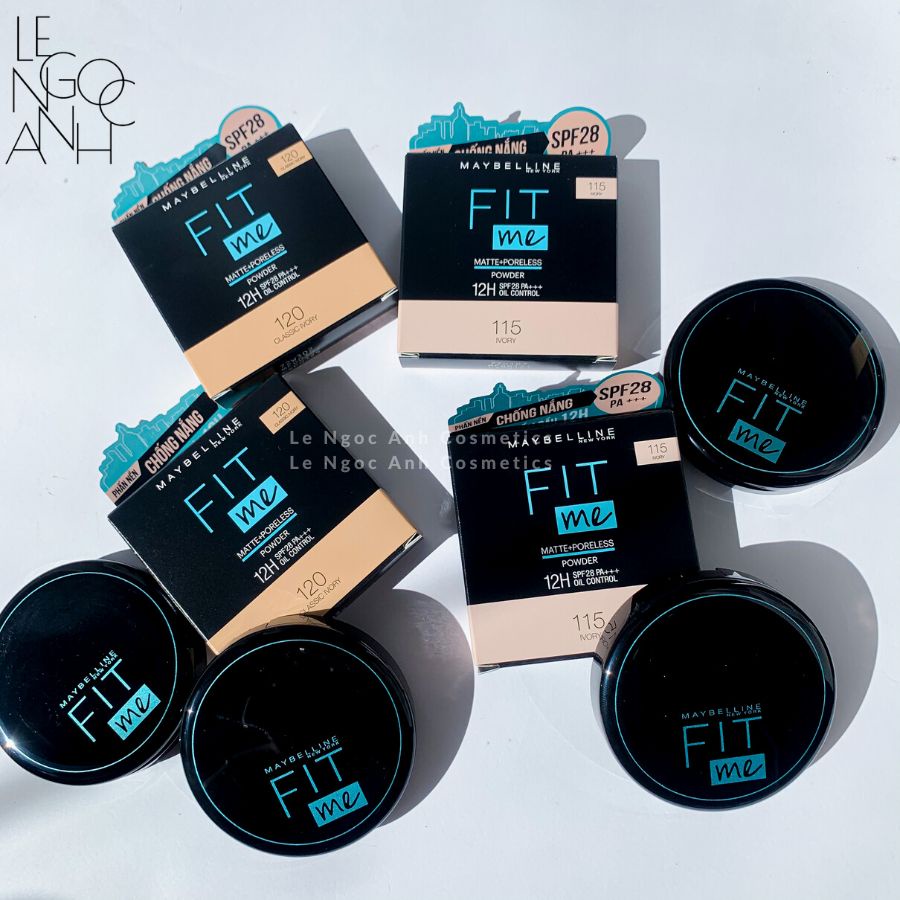 Phấn phủ MAYBELLINE Fit Me Matte+Poreless Powder 12h SPF28 PA+++ Oil Control