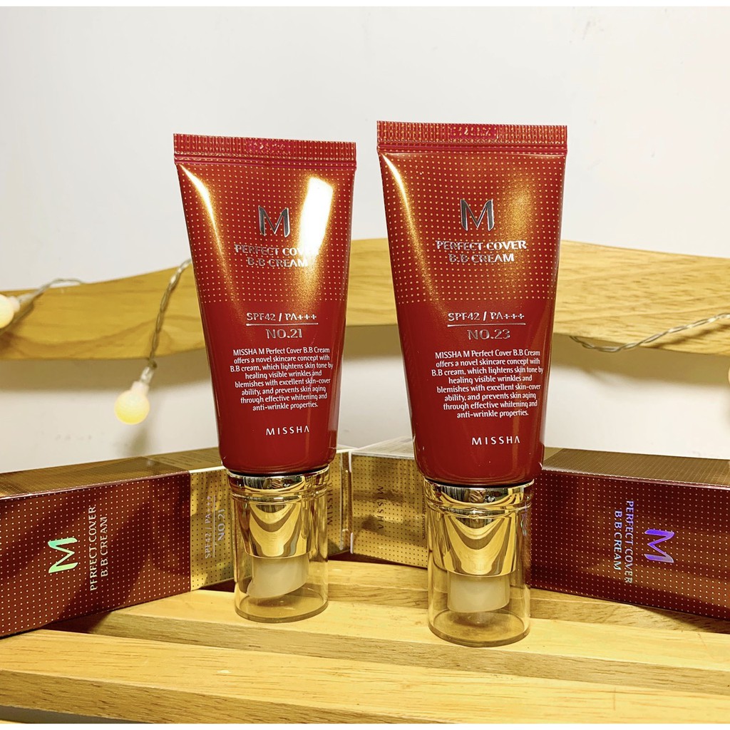 KEM BB MISSHA M Perfect Cover BB Cream SPF42/PA+++ 50mL | BigBuy360 - bigbuy360.vn
