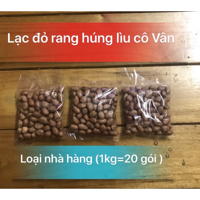 20 gói Lạc rang húng lìu Cô Vân chính hiệu, thơm giòn siêu ngon, đặc sản Hà Nội