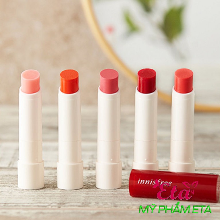 Son dưỡng môi có màu INNISFREE GLOW TINT LIP BALM Hàn Quốc dưỡng mềm, hồng môi 3.5g | BigBuy360 - bigbuy360.vn