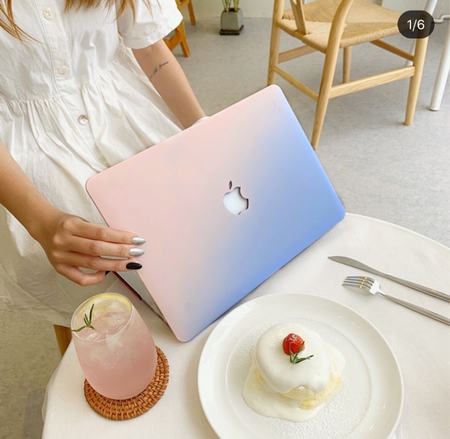 Ốp Lưng / Cover Macbook Ombre Nude