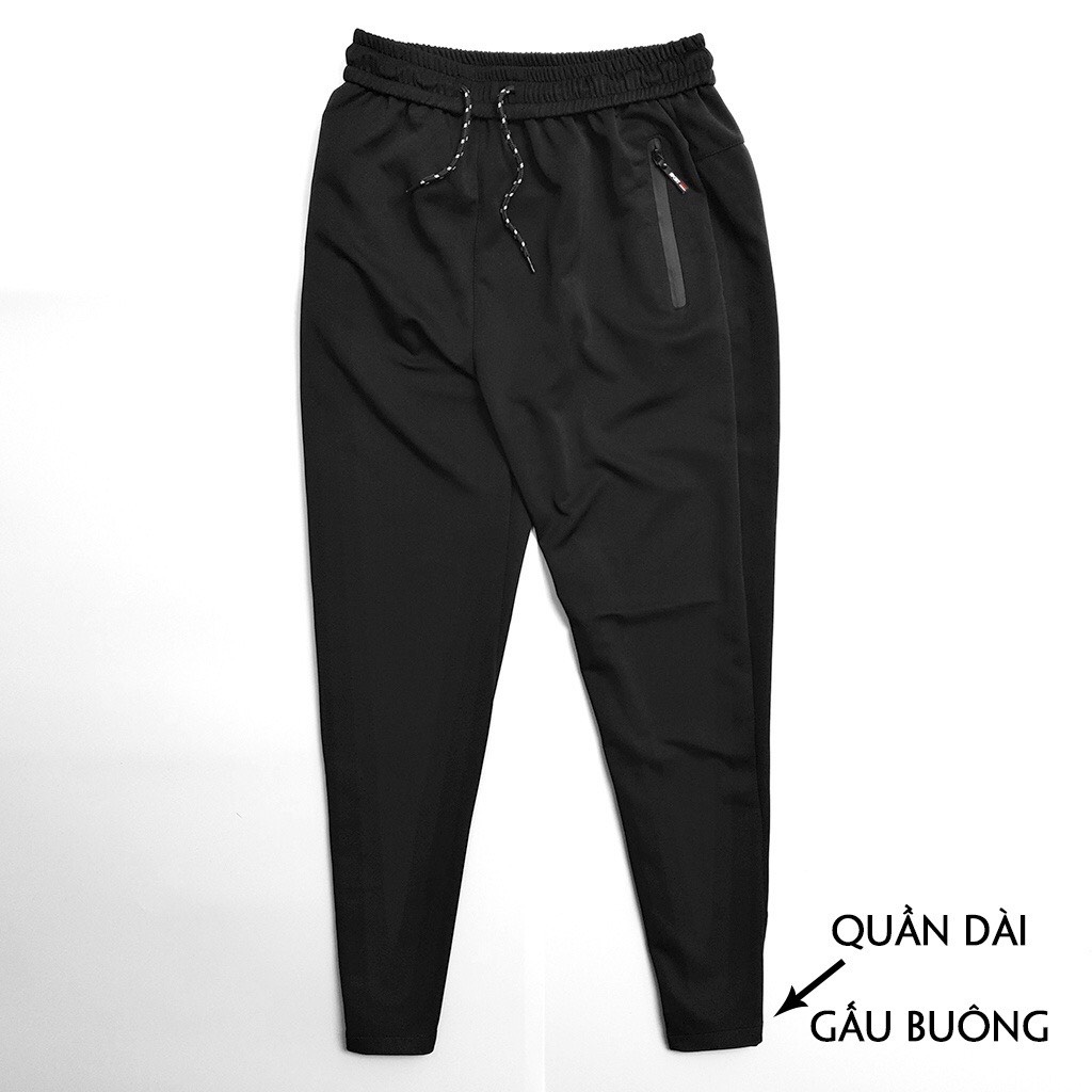 Quần dài thể thao nam trơn  Jogger The 1992 chất thun lạnh co giãn tốt không xù lồng, phai màu D02