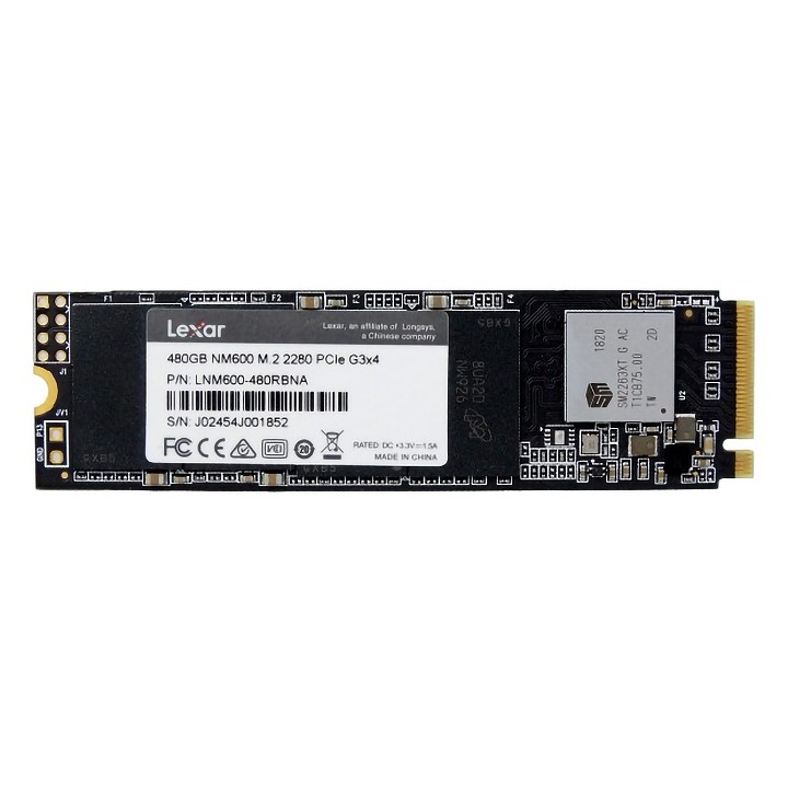 Ổ cứng SSD M.2 PCIe NVMe Lexar NM600 960GB 480GB 240GB - bảo hành 3 năm SD65
