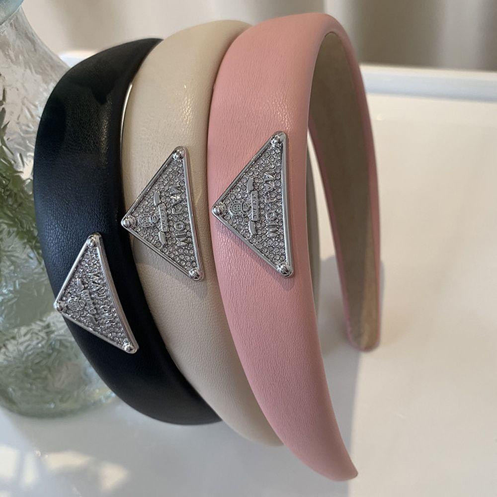 Băng Đô Cài Tóc Hình Tam Giác Màu Ngà Phong Cách Vintage Ngọt Ngào Không Trơn Trượt Cho NữBăng Đô Cài Tóc Cho Nữ