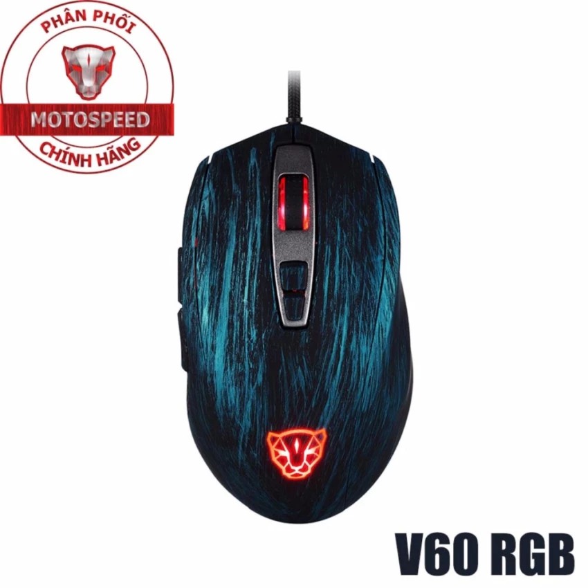Chuột Motospeed V60 5000DPI Gaming USB Wired Optical RGB - 522