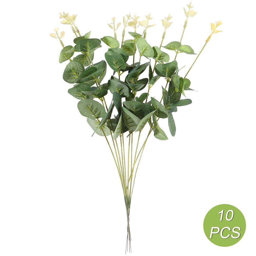 SUYO Set 10 Cành Khuynh Diệp Nhân Tạo Trang Trí Tiệc Cưới