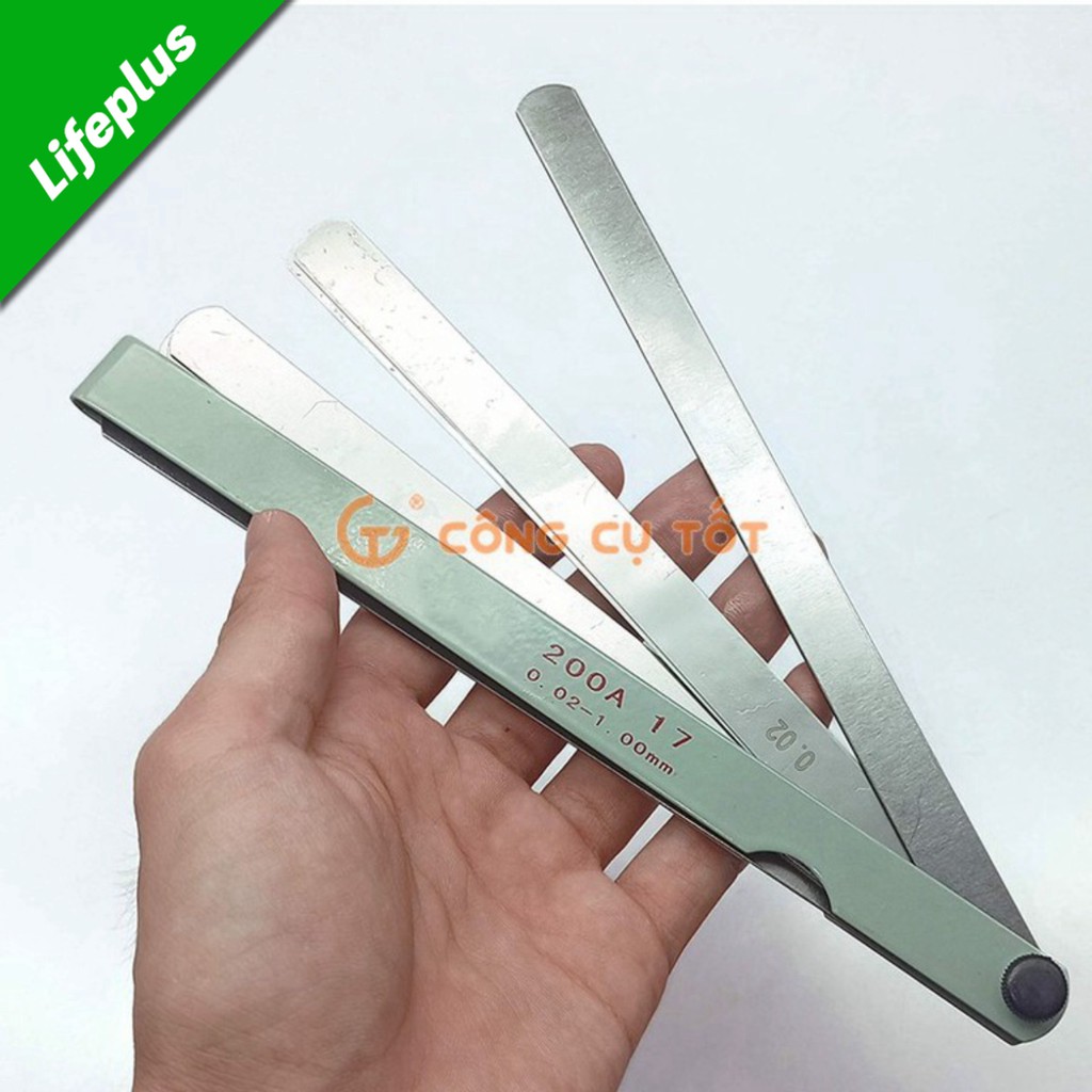 Thước đo khe hở 17 lá siêu mỏng 0.02mm