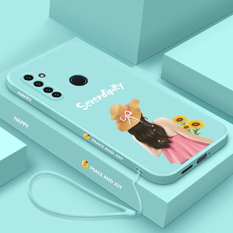Ốp Điện Thoại Silicon In Hình Nhân Vật Có Dây Đeo Cho Realme 5 5i 5 pro 6 6i 6 pro c2 c3