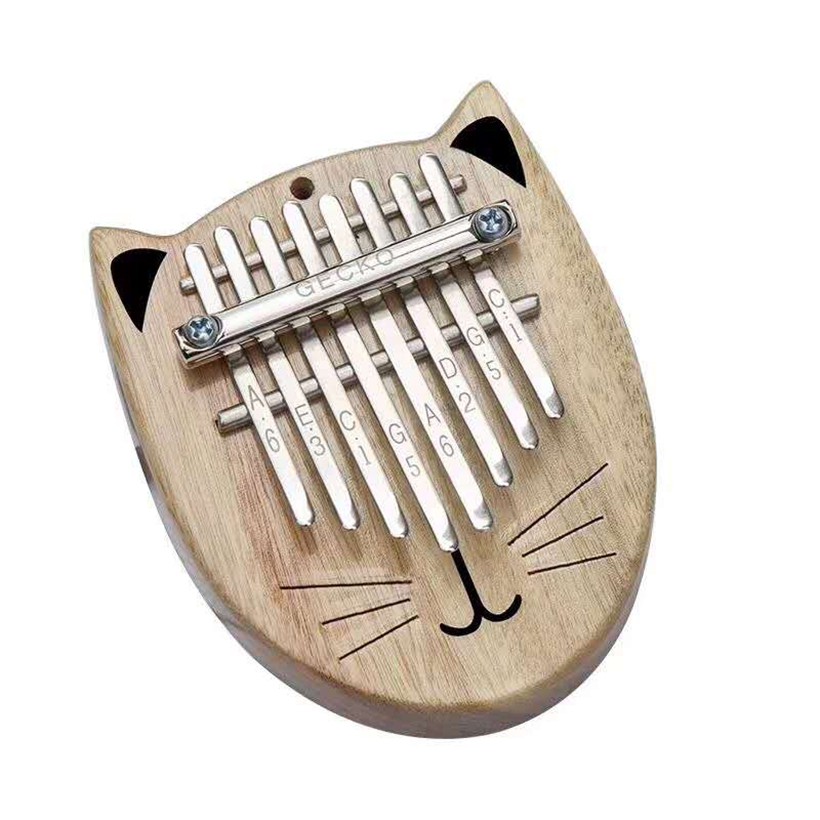 Đàn Kalimba Gecko 8 phím K8mini-cat hình con Mèo - HÀNG CÓ SẴN