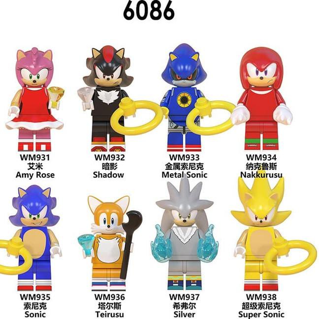 Mô Hình Đồ Chơi Lego Nhân Vật Sonic Wm932 Wm6086 Akm