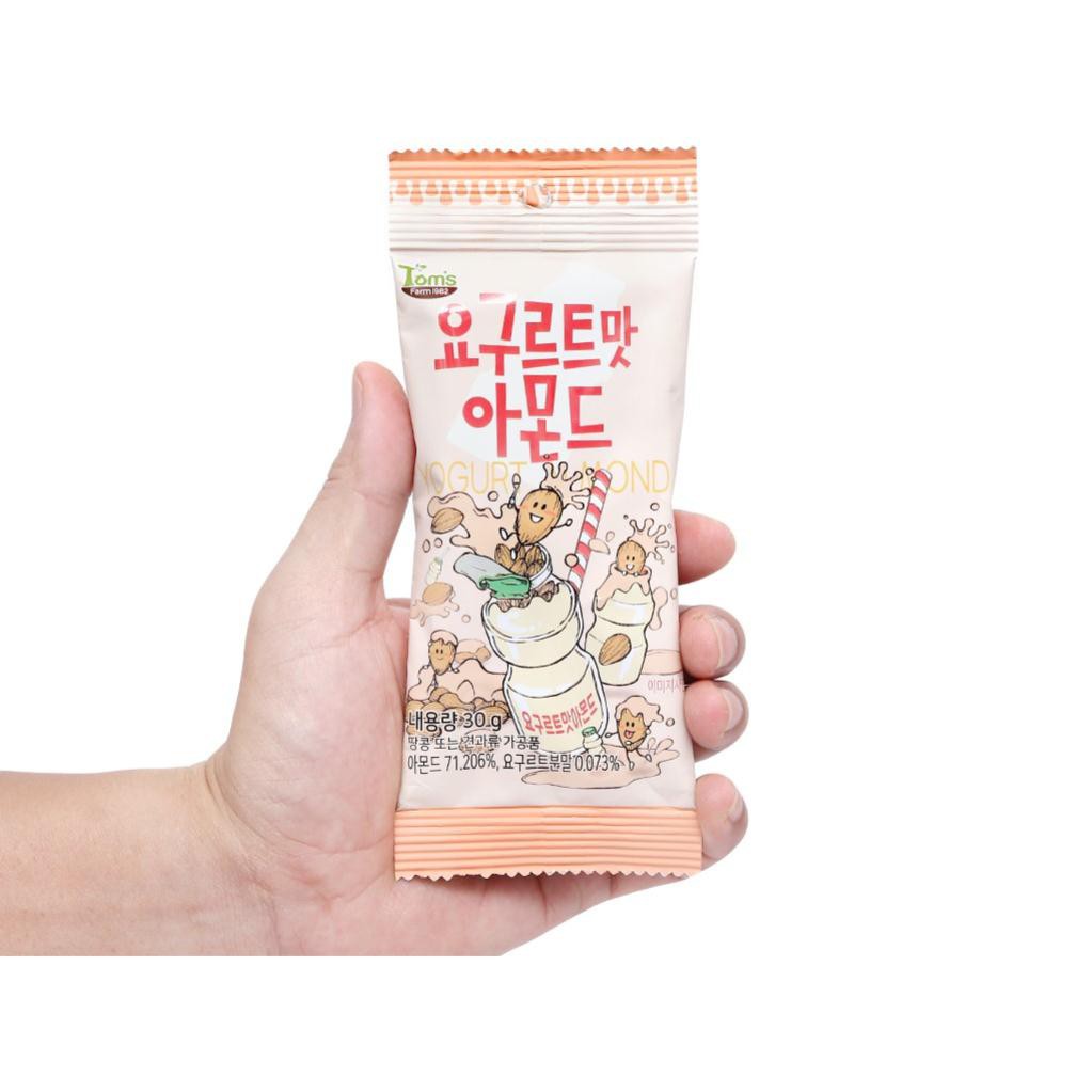 Hạnh nhân tẩm vị Sữa Chua Tom's Farm - Gói Gói 30g