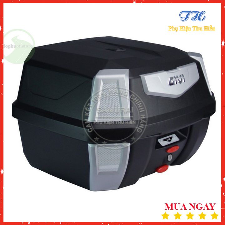 Thùng Sau Givi 42 Lit B42N-ADV Cao cấp có tựa lưng, chống sốc, phản quang - BH 24 Tháng