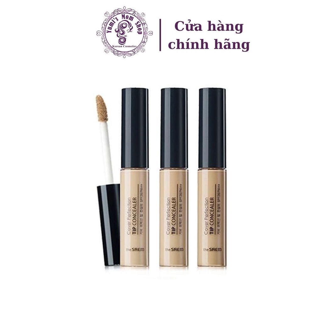 Che khuyết điểm The Saem Cover Perfection Tip Concealer 6.5g