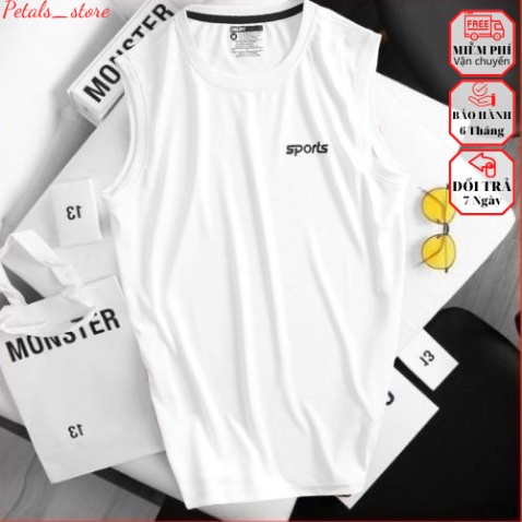 Big Sale Áo Ba Lổ Nam Giá Rẻchất liệu thun lạnh co giản thấm hút mồ hôi chuẩn dáng chuẩn form - Petals_store