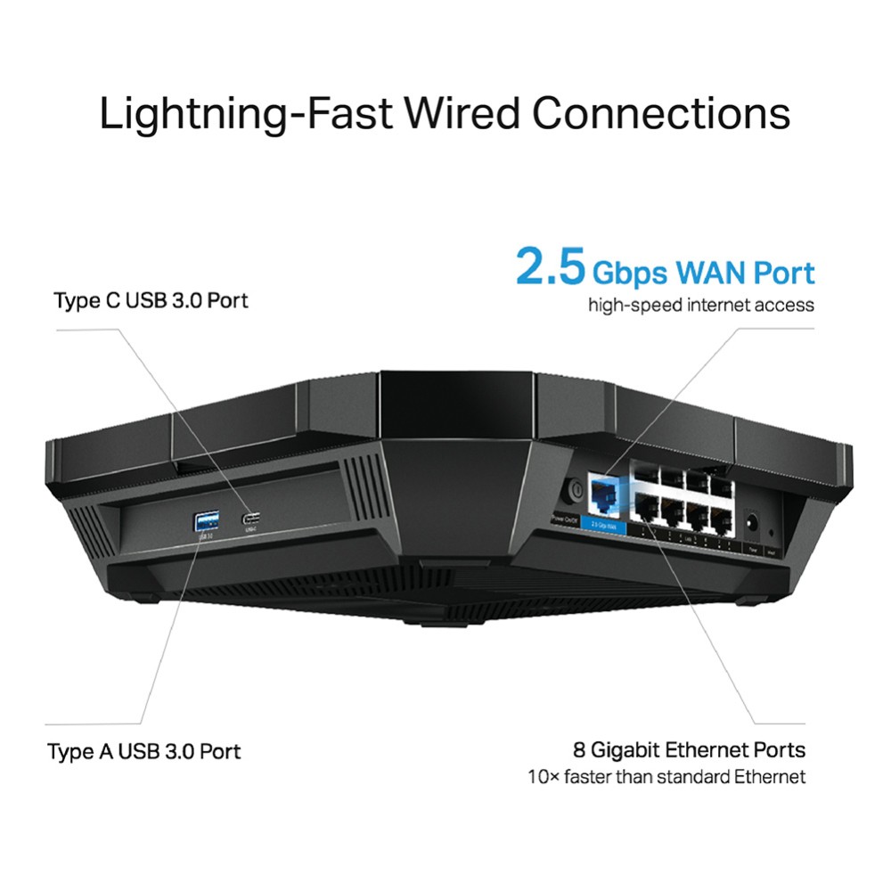 Bộ phát wifi 6 TP-Link Archer AX6000 AX6000Mbps (Chính hãng) | BigBuy360 - bigbuy360.vn