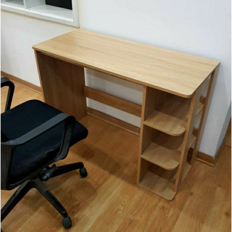 BÀN LÀM VIỆC PHONG CÁCH HÀN QUỐC, Kèm kệ sách đa năng, tiện dụng siêu đẹp. Gỗ công nghiệp phủ melamine. BLV07 | BigBuy360 - bigbuy360.vn
