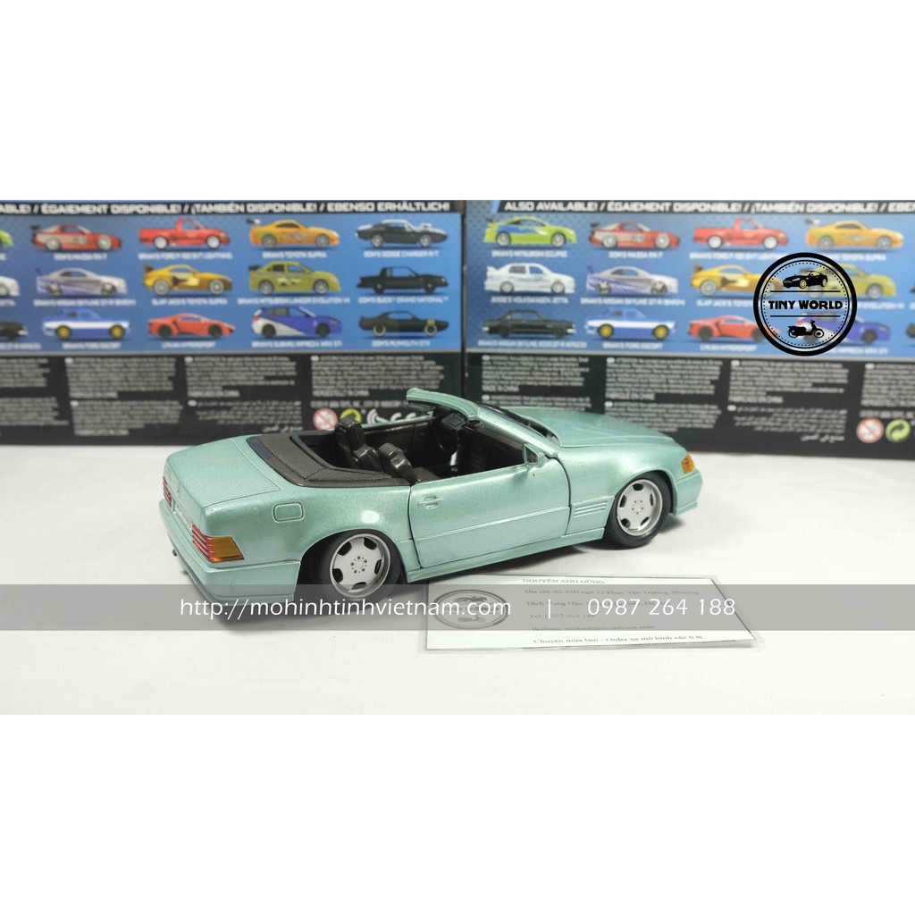 Mô hình ô tô Mercedes-Benz 500SL  1:24 Welly