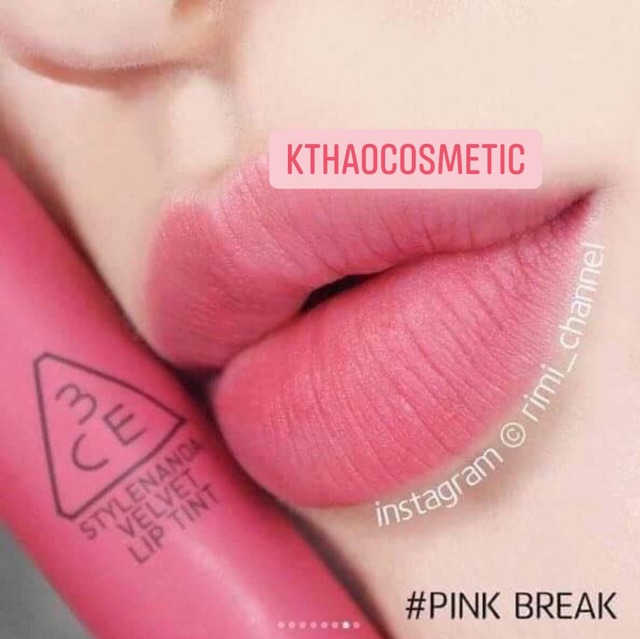 Son Kem 3ce Velvet Lip Tint Pink Break