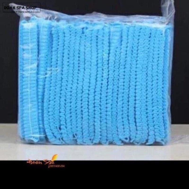 Mũ chụp đầu y tế 1 túi / 100 cái .