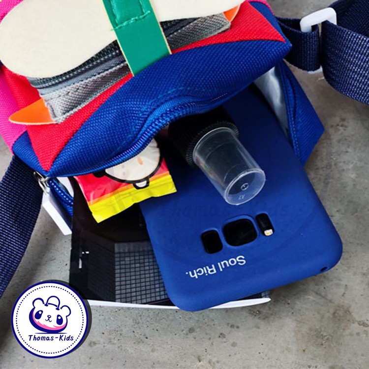 [THOMAS KIDS] Túi đeo chéo dành cho trẻ em dành cho thanh thiếu niên Túi đeo chéo thời trang Robot vui nhộn Túi 3D chống nước cho bé trai bé gái từ 1-10 tuổi