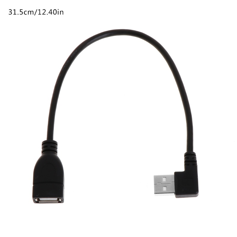 Dây Cáp Nối Dài USB Loại A USB 2 Góc Phải 90 Độ Chuyển Đổi 0 Sang Đầu Cắm Tiện Dụng