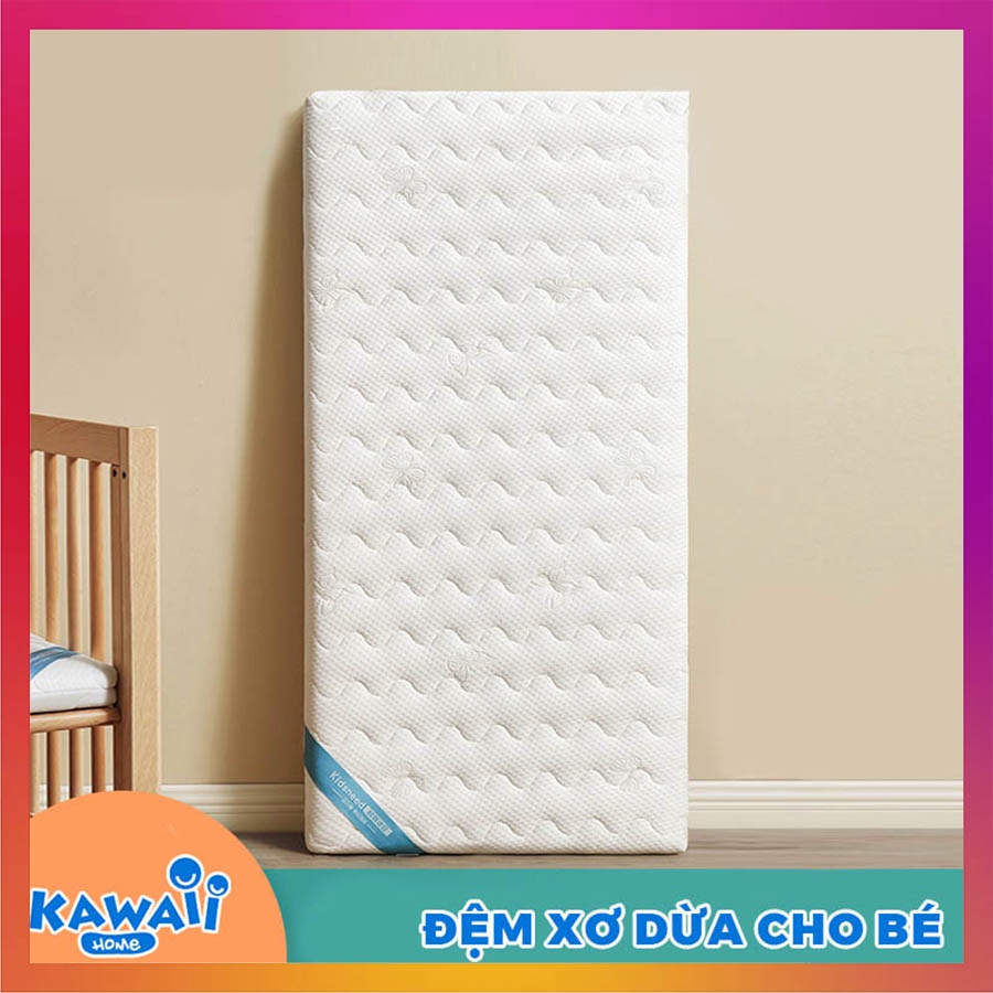 Đệm xơ dừa cho cũi Kawaii Home, Đệm cho bé an toàn, thoáng khí, êm ái