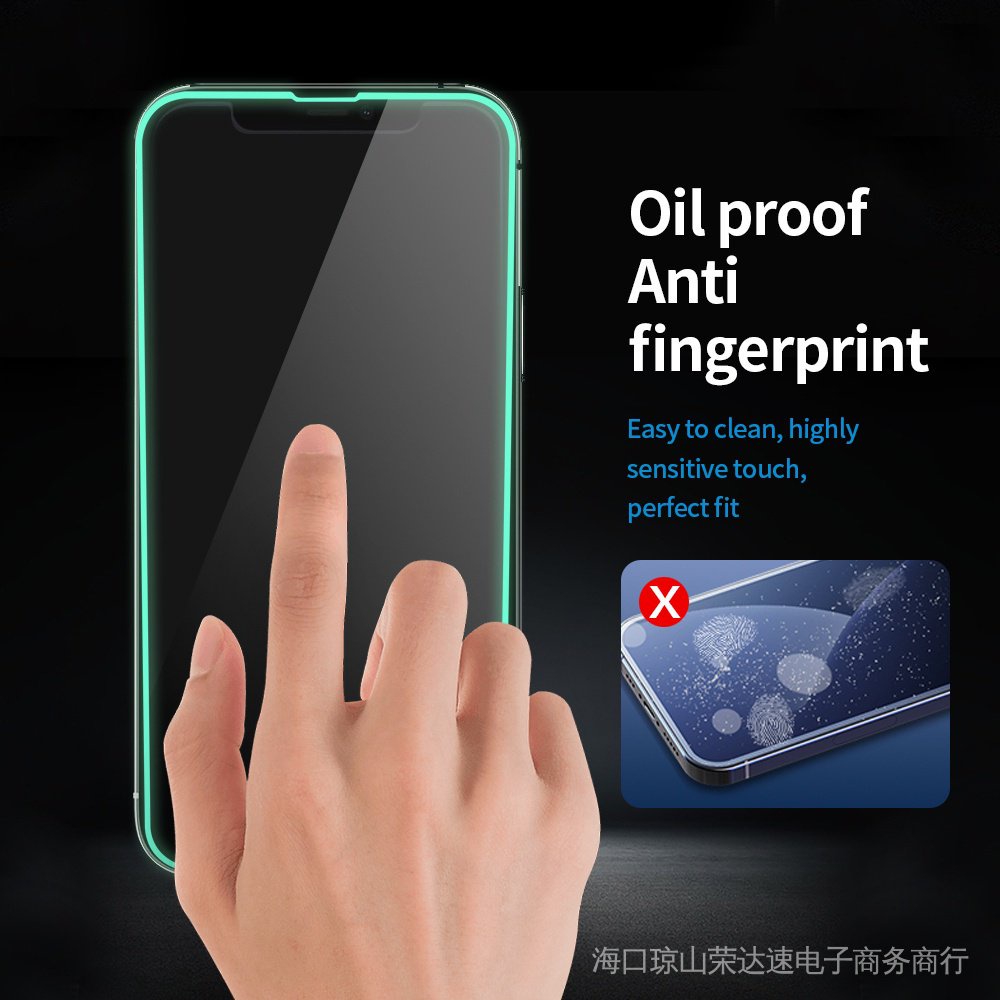 Kính Cường Lực 3D Phát Sáng Trong Tối Bảo Vệ Màn Hình Cho iPhone 13 12 11 Mini XS MAX XR 6 7 8 Plus