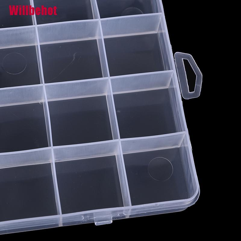 Hộp Nhựa 24 Ngăn Đựng Trang Sức Tiện Dụng
